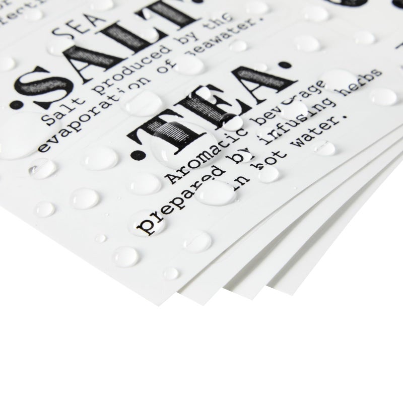Talented Kitchen Preprinted Pantry Labels - Waterproof Kitchen Organization & Food Storage Labels - Flour, Sugar & Cornmeal Vinyl Sticker Set - 36 Pack, Medium, Clear Vinyl, Black Print - Image 4